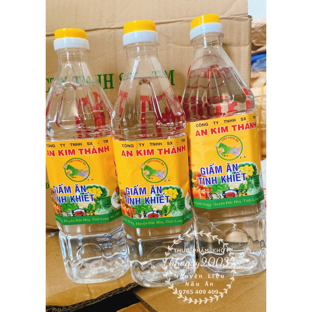 Giấm  tinh luyện 1L