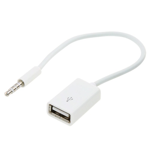 Cáp 3.5mm AUX Audio sang USB chân cái