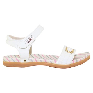 Sandal đế bằng bé gái Bita's SOB.280 (Cam san hô + Hồng sen + Trắng)