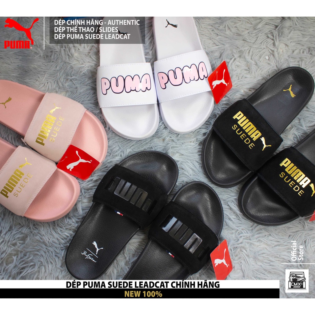 Dép PUMA SUEDE LEADCAT SLIDES NHIỀU MÀU - AUTHENTIC 100%