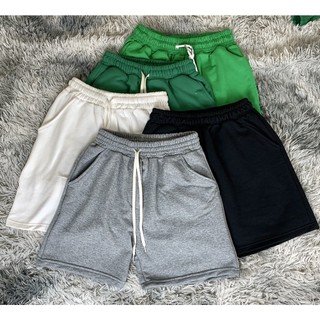 Quần Short Thun, Quần Đùi Thun Vải Nỉ Cotton Thoáng Mát Thoải Mái Màu Đen/Trắng BEAVER TEE