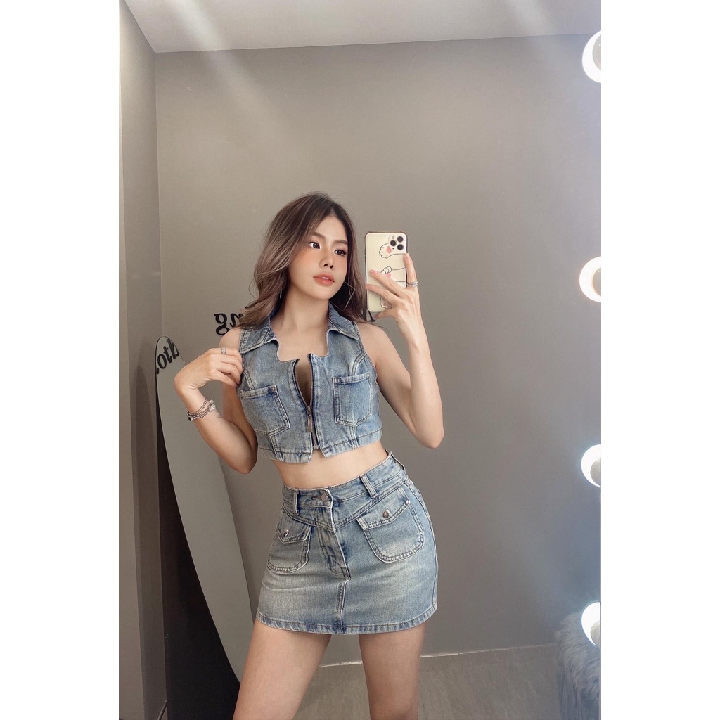 Set jean 2 món chuẩn mẫu