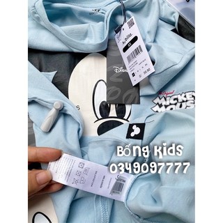 Áo Phông Nữ Mickey Xanh Trời DN