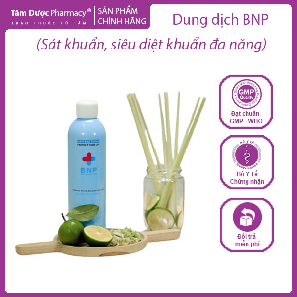 Dung dịch sát khuẩn đa năng BNP - Siêu diệt khuẩn - Siêu khử mùi - Dạng xịt