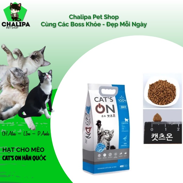 Thức ăn hạt cho mèo CAT’S ON Hàn Quốc - Túi 1kg
