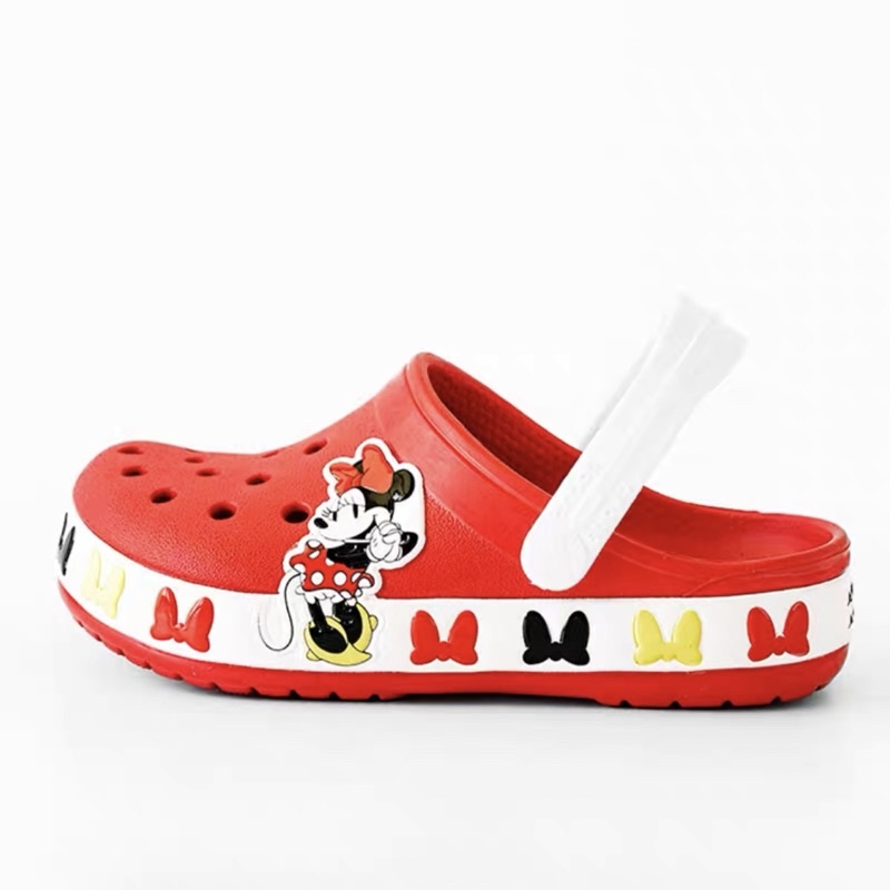 dép sục cross chuột mickey cho bé gái tặng kèm 10 sticker