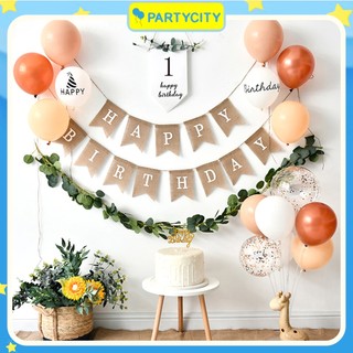 Dây Chữ Happy Birthday vải bố phụ kiện trang trí sinh nhật hàn quốc