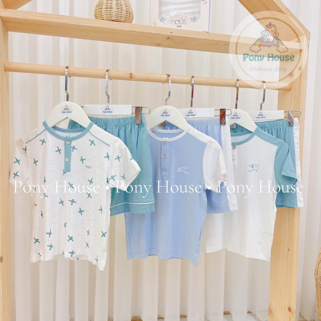 Bộ Quần Áo Cộc Nous Kids Chất Nu Petit Siêu Mềm Mại Cho Bé Trai size từ 2-3 tuổi đến 5-6 tuổi