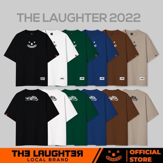 Local brand laughter logo signature t-shirt - áo phông basic oversize streetwear