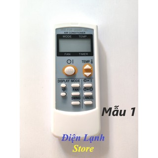 Remote máy lạnh Sharp các loại. (Tặng kèm cặp pin).