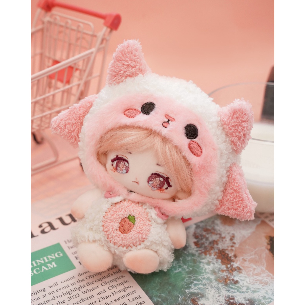 DOLL KHÔNG THUỘC TÍNH TÓC TƠ 10CM 20CM - BÚP BÊ KHÔNG THUỘC TÍNH TÓC TƠ 10CM 20CM