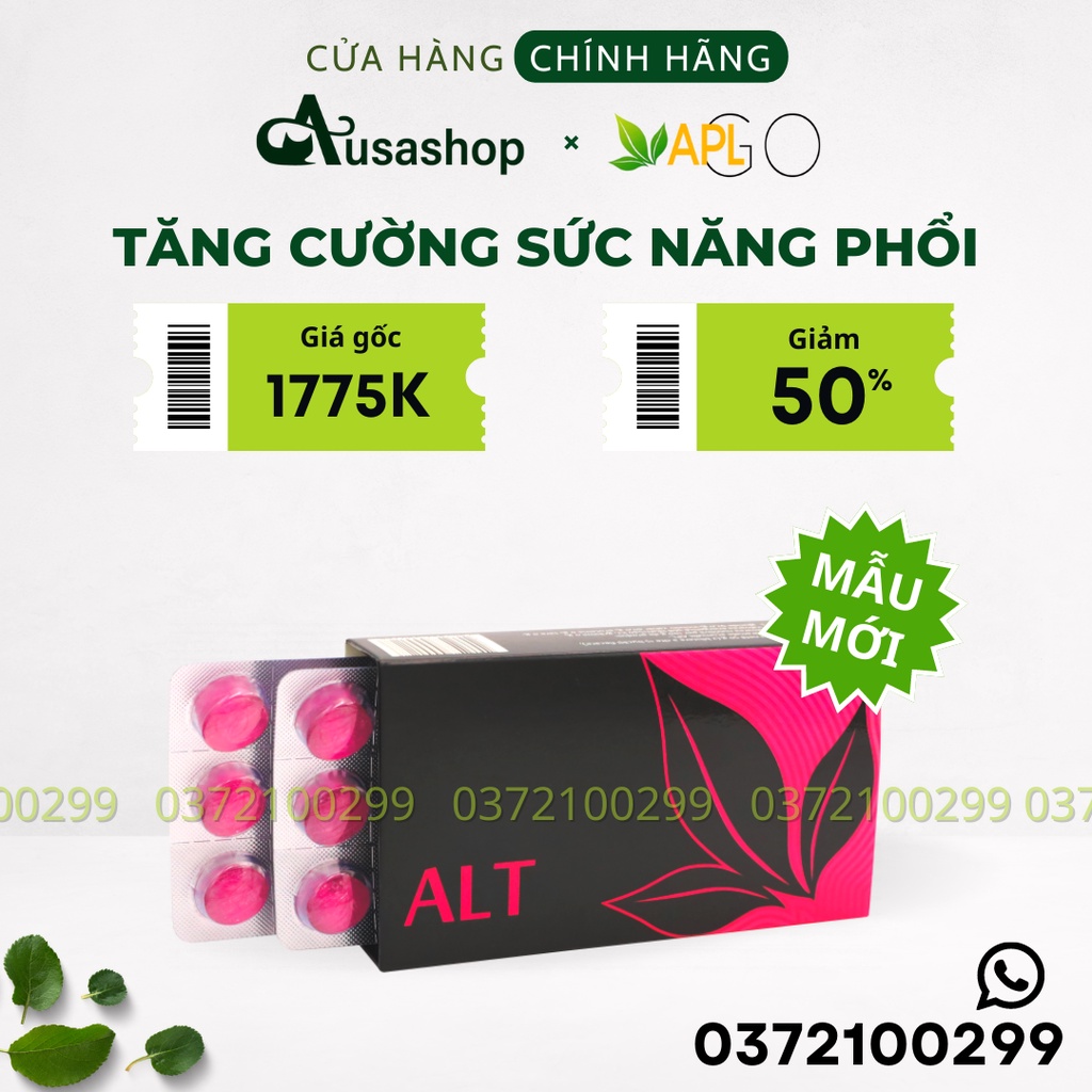 ALT – Viên Ngậm Tăng Cường Chức Năng Phổi APLGO - Sỉ Lẻ Giá Tốt