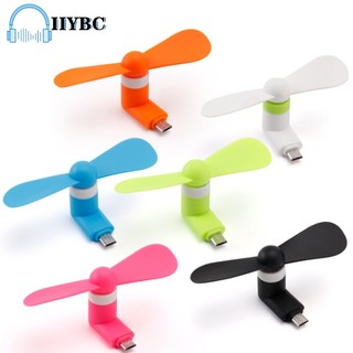 Quạt mini cầm tay giao diện usb / type-c / lightning đa màu sắc cho điện thoại ios / android