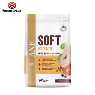 [Túi 1.2kg] Thức Ăn Hạt Mềm ANF Soft Cao Cấp Cho Chó (Vị Cá Hồi / Vị Gà) Hỗ Trợ Tiêu Hóa, Đẹp Lông