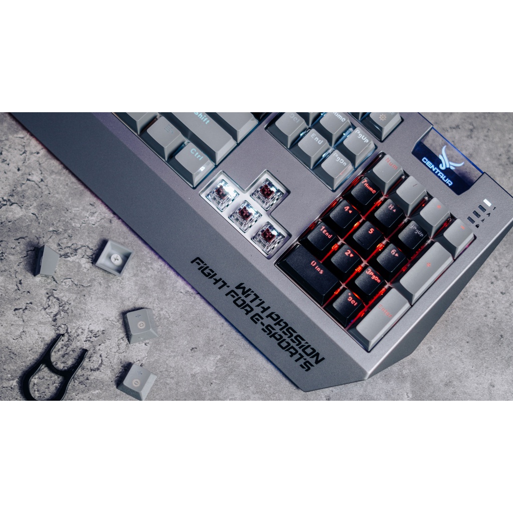 Bàn phím cơ Centaur CT9100M chuyên Gaming LED
