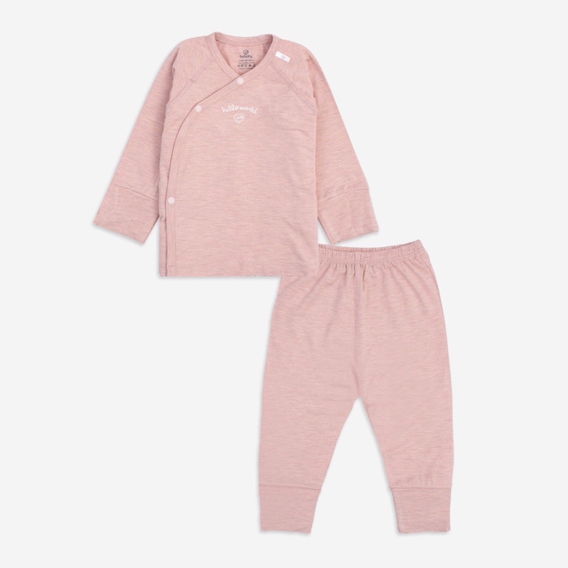 Bubaby-Bộ dài tay cài chéo - Bambus Mella BBB110806