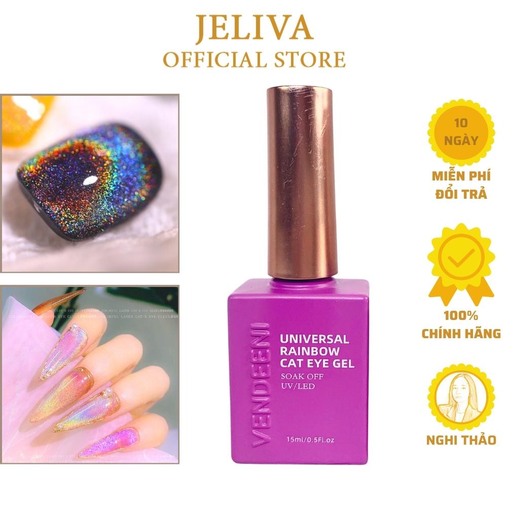 Sơn mắt mèo kim cương cầu vồng Vendeeni JELIVA 15ml