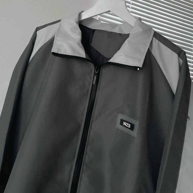 Áo khoác dù Nam Nữ cổ bẻ dây kéo WZS siêu hot 2023 MCTkhoac241