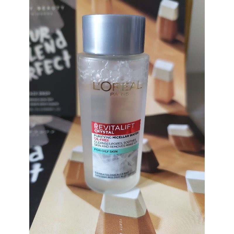 Nước Tẩy Trang LOréal Paris Dành Cho Da Dầu mini 30ml Revitalift Crystal Purifying Micellar Water