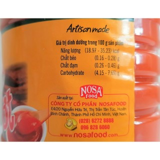 [BÌNH 2 Kg] TƯƠNG ỚT (Cay với ớt tươi) [VN] ÔNG CHÀ VÀ Chilli Sauce (halal)