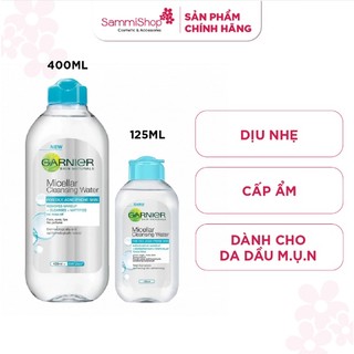 Garnier Nước tẩy trang cho da dầu và mụn Micellar Cleansing Water For Oily & Acne-Prone Skin