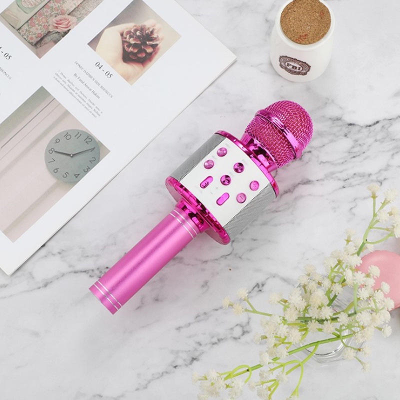 Micro Bluetooth Không Dây 858 Hát Karaoke Chất Lượng Cao