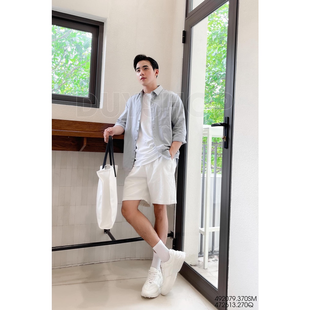 Sơ Mi Đũi Nam Dài Tay Cổ Đức Phom Rộng Hàn Quốc Chất Đẹp Co Giãn Thoáng Mát Không Xù Lông Ít Nhăn