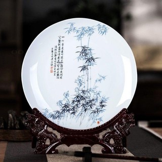   SIÊU HOT 2023 Cảnh Đức Trấn Trung Quốc Mới Gốm Sứ Trang Trí Sáng Tạo Tấm Treo Văn Phòng Nhà Phòng Khách Bogu Khung Thủ 