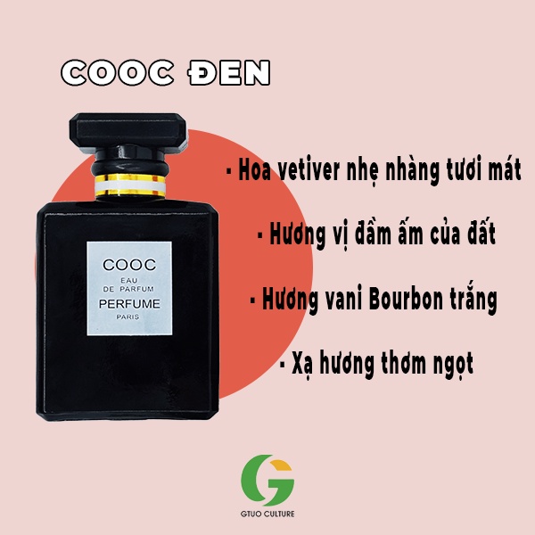 Tặng dưỡng da tay - Combo 3 chai nước hoa xịt thơm toàn thân nam nữ COOC mùi hương nhẹ nhàng