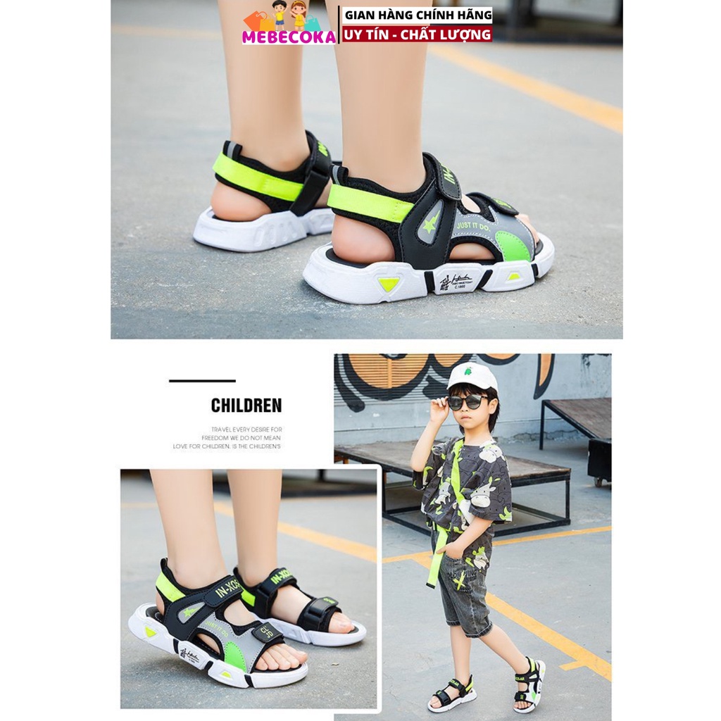 Dép Sandal cho bé 4-12 tuổi Siêu Nhẹ Chống Trơn Trượt Phong Cách Hàn Quốc - Hàng Quảng Châu loại 1