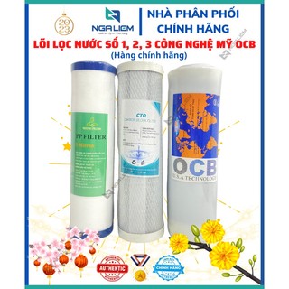 Lõi lọc nước số 1, 2, 3 công nghệ mỹ ocb
