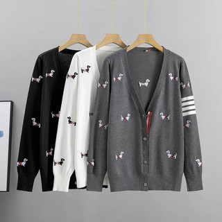 Áo khoác cardigan tb thom browne thêu bản cao cấp