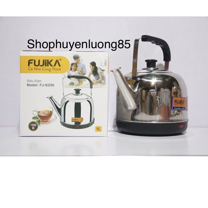 Ấm Siêu Tốc Điện Media- Fujika FJ-SD 50(5.0 lít) Ấm Đun Nước Nhanh, Dễ Dàng Vệ Sinh. Hàng chính hãng bảo hành 12 tháng