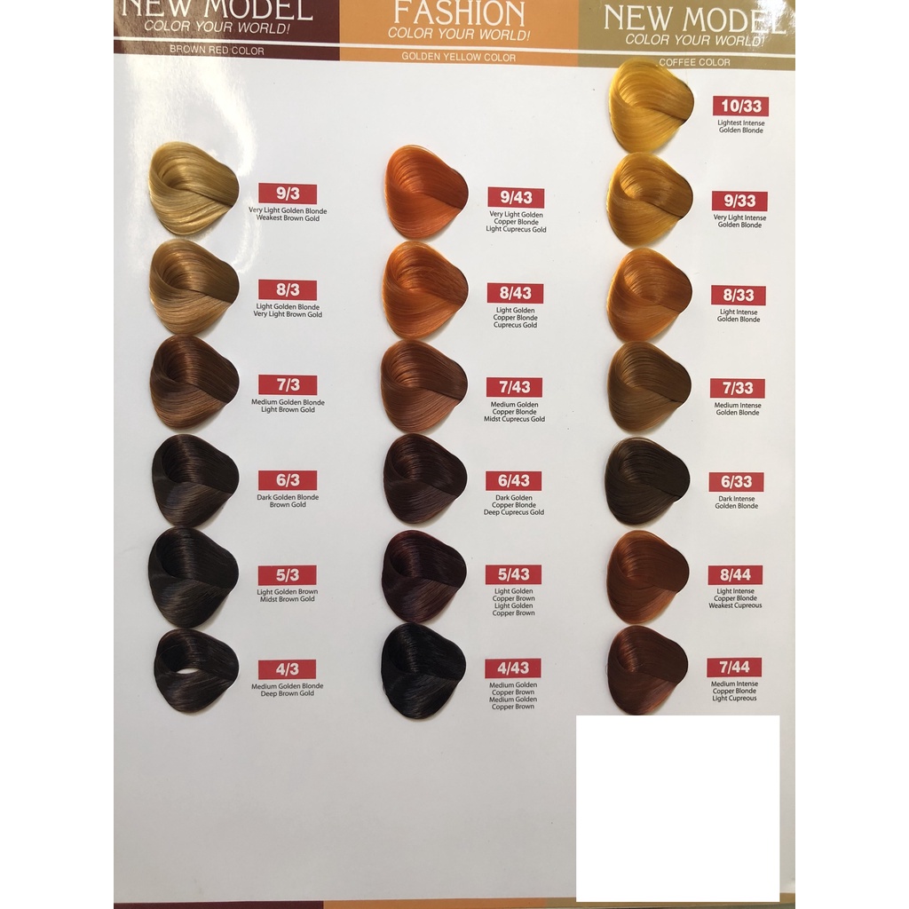 63 mã Màu nhuộm tóc Osama 100ml