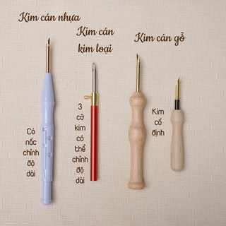 (bảng 2/2 cũ) Len 3mm Punch Needle
