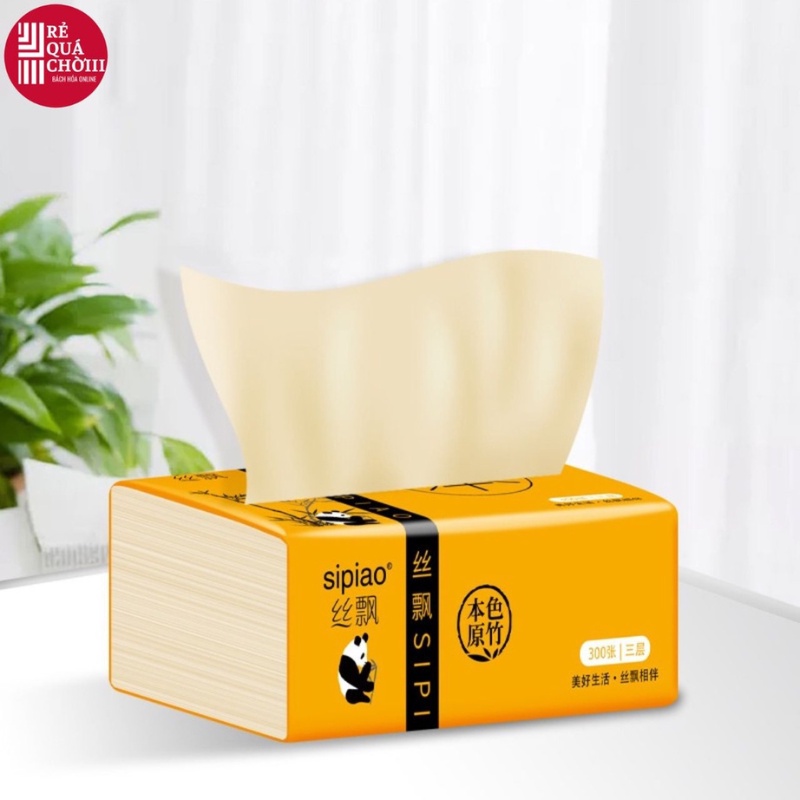 Giấy ăn gấu trúc, thùng 30 gói rút, giấy ăn cao cấp ~ Mã : 001
