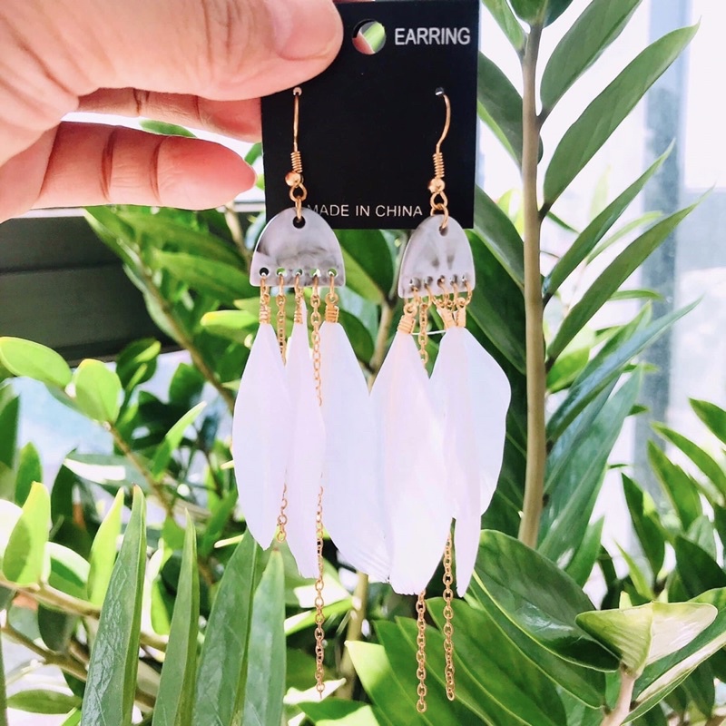 Bông tai boho nhiều màu phong cách thời trang bohemian cho nữ