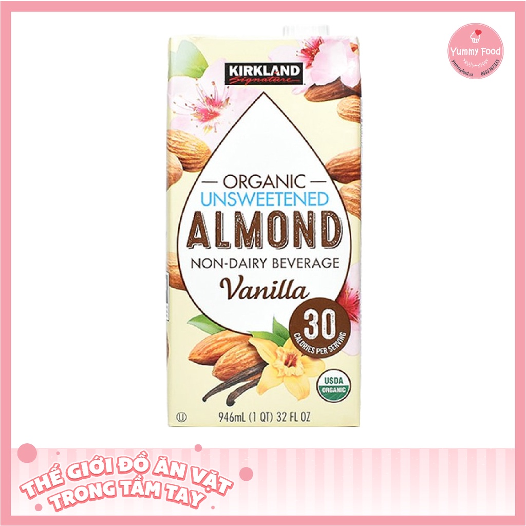 Sữa Hạnh Nhân Không Đường Kirkland Organic Almond
