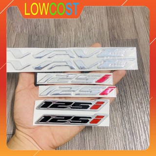 Bộ tem chữ WAVE kèm số 125i dán dàn áo xe WAVE 125i, FUTURE 125i, FU LED hàng linh kiện thay thế