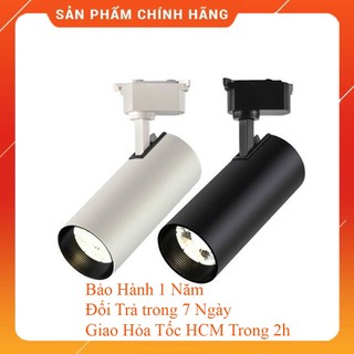 Đèn rọi ray ống bơ dài, đèn rọi ray cob 12w- 20w-30w- ánh sáng trắng - vàng