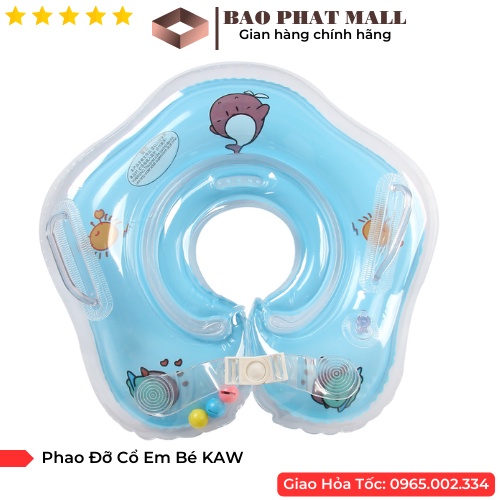Phao đỡ cổ KAW cho bé sơ sinh tập bơi, chống lật an toàn cho bé