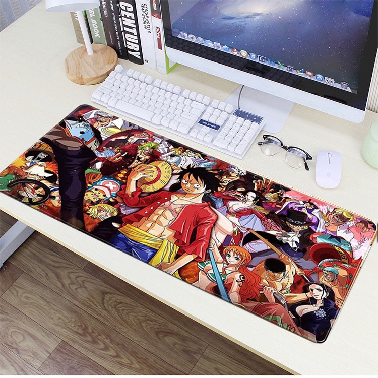Miếng Lót Chuột Lớn One Piece Kích Thước 80x30cm Nhiều Mẫu Đẹp Mắt