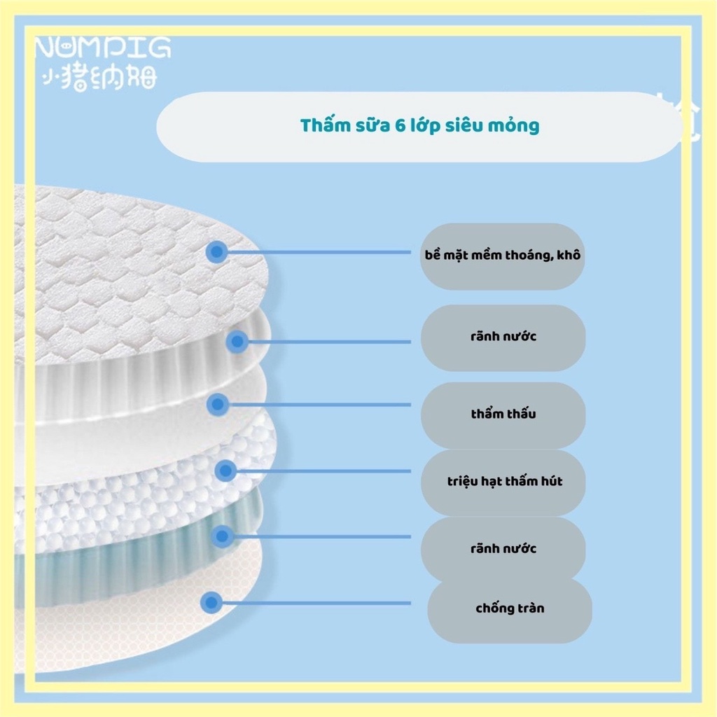 Miếng Lót Thấm Sữa Cho Mẹ 100 miếng