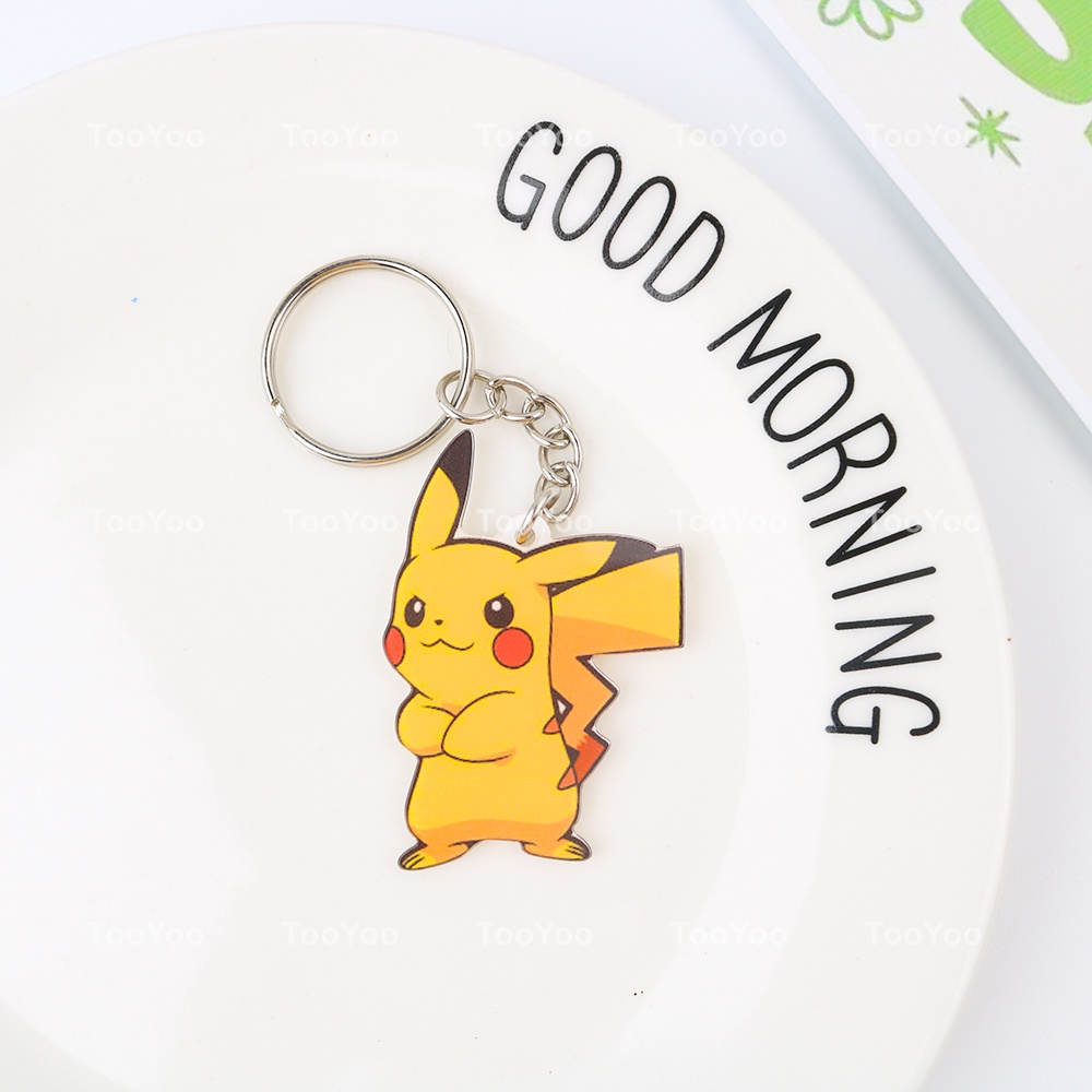 Móc khóa Pokemon mini chất liệu mica dễ thương cute TooYoo BK00352