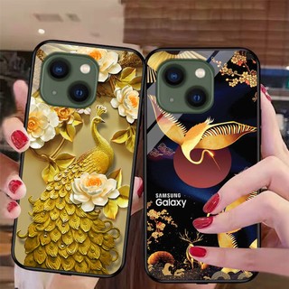 Ốp điện thoại mặt kính iphone 13 / ip 13 mini / ip 13 pro / ip13 pro max rồng phượng ngựa đẹp
