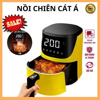 Nồi chiên không dầu 3.5L điện tử Nhập Khẩu  Cát Á tự ngắt , Nồi chiên không khí 3.5 lít tiết kiệm điện