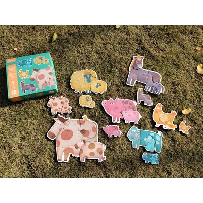 Mideer My 1st Puzzle - Các bộ xếp hình Đầu Tiên dành cho bé 18 tháng làm quen của Mideer có 6 mẫu lựa chọn