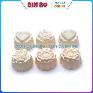 Bộ 6 khuôn trung thu rau câu nhỏ 80gram vĩnh trường