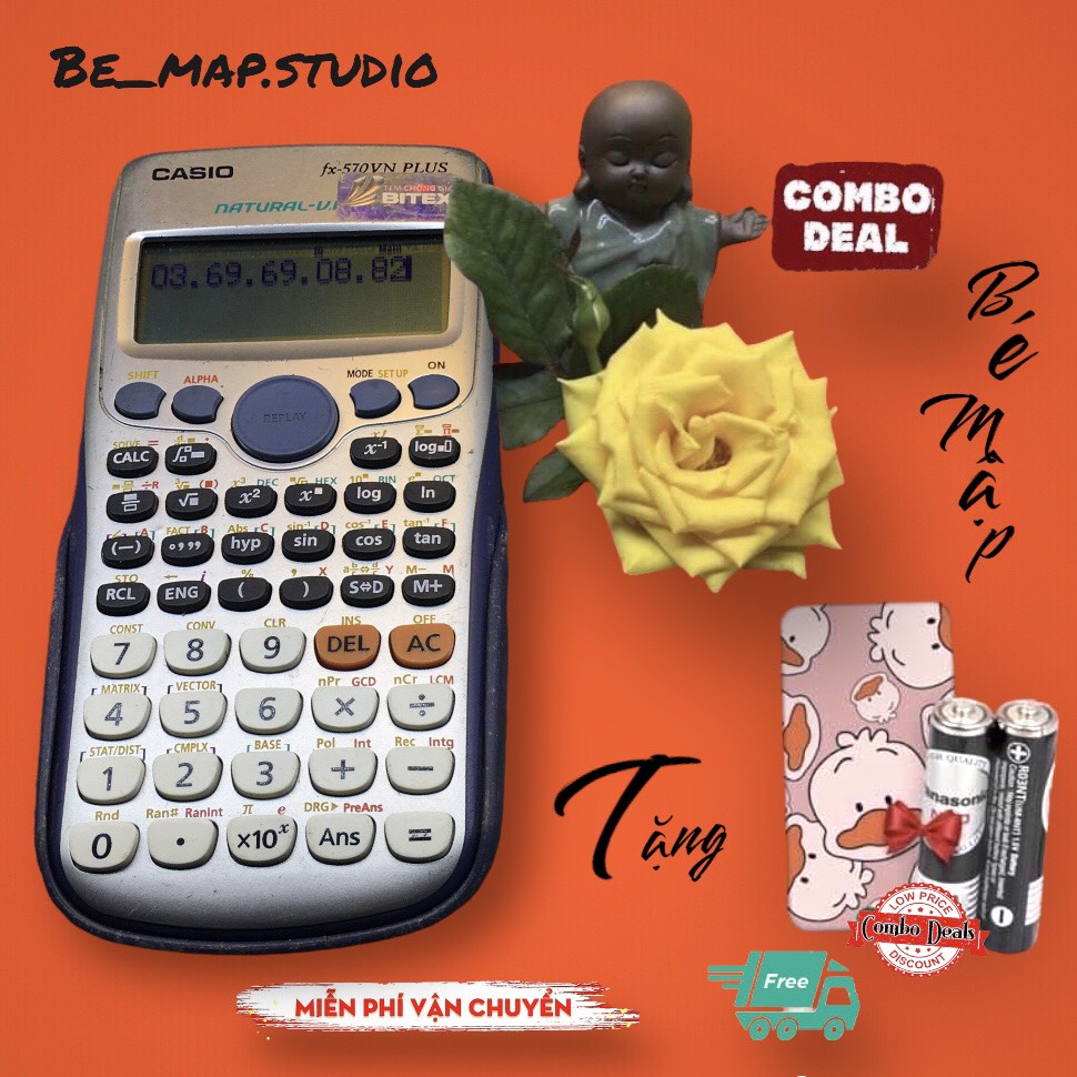 | Máy Tính Cầm Tay CASIO 570VN PLUS CŨ Chính Hãng.
