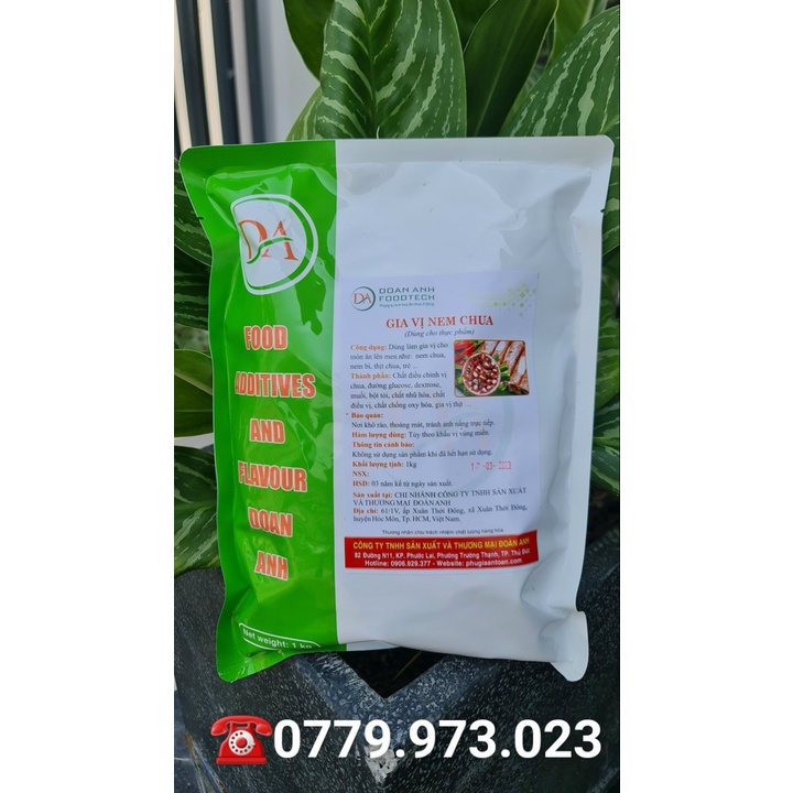 Phụ gia làm nem chua thịt sống- Gia vị nem chua